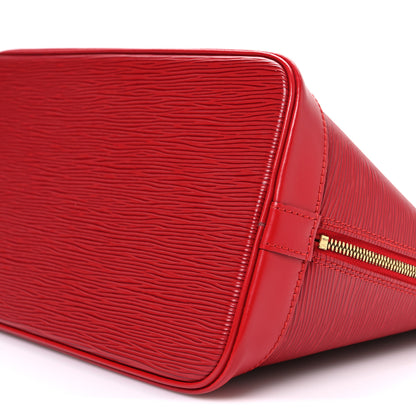 Louis Vuitton Epi Alma PM Castillan Red 10 of 11