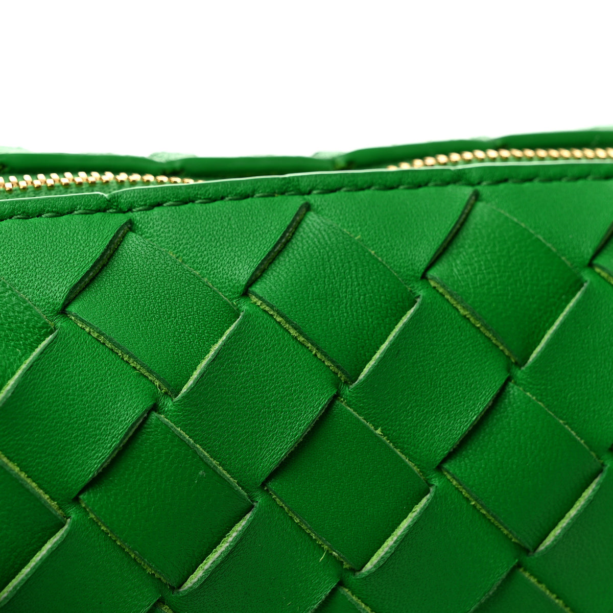 Nappa Intrecciato Mini Loop Camera Bag Parakeet