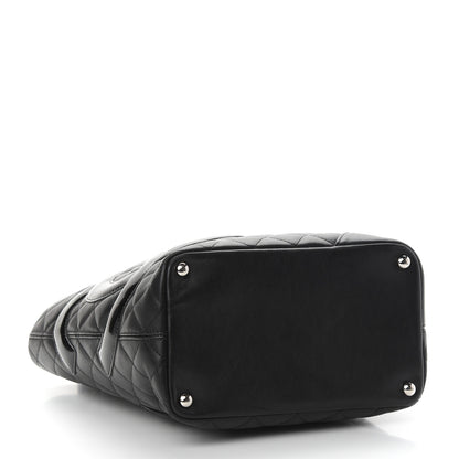 Chanel Calfskin Quilted Medium Cambon Tote Black 5 of 10