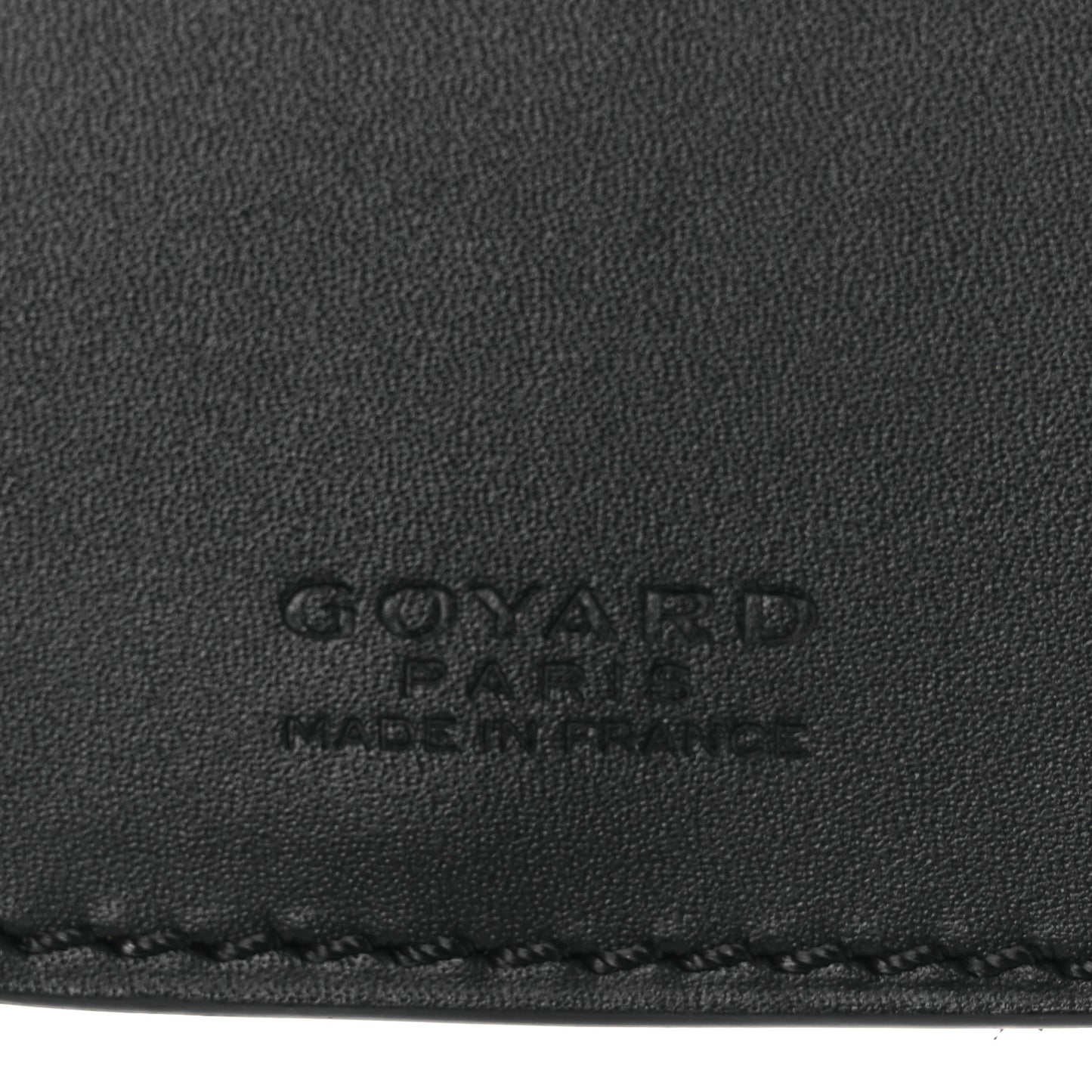 Goyardine Luggage Tag Black