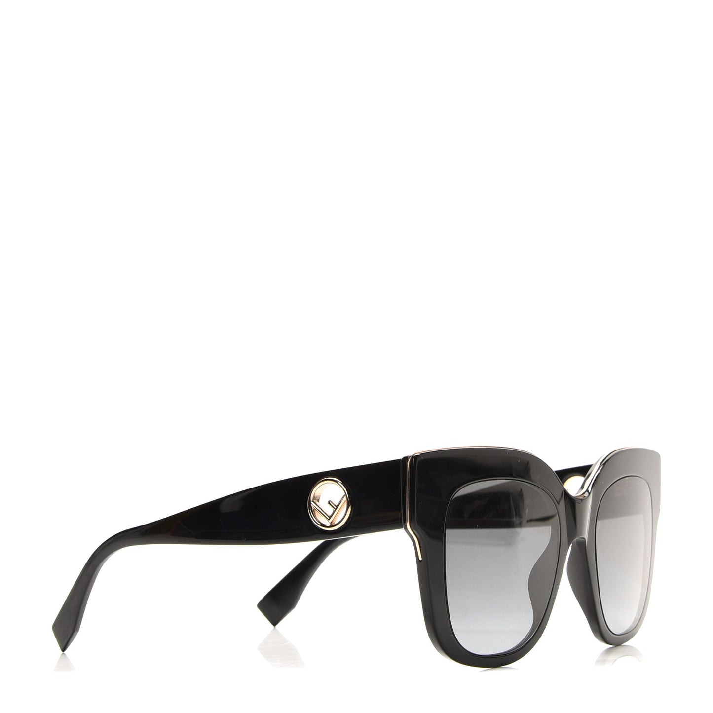 Acetate F is Fendi Sunglasses FF 0359/G/S Black