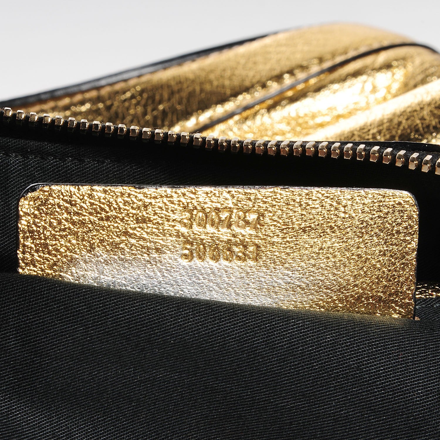 Alexander McQueen Lambskin De Manta Clutch Gold 7 of 7