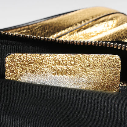 Alexander McQueen Lambskin De Manta Clutch Gold 7 of 7