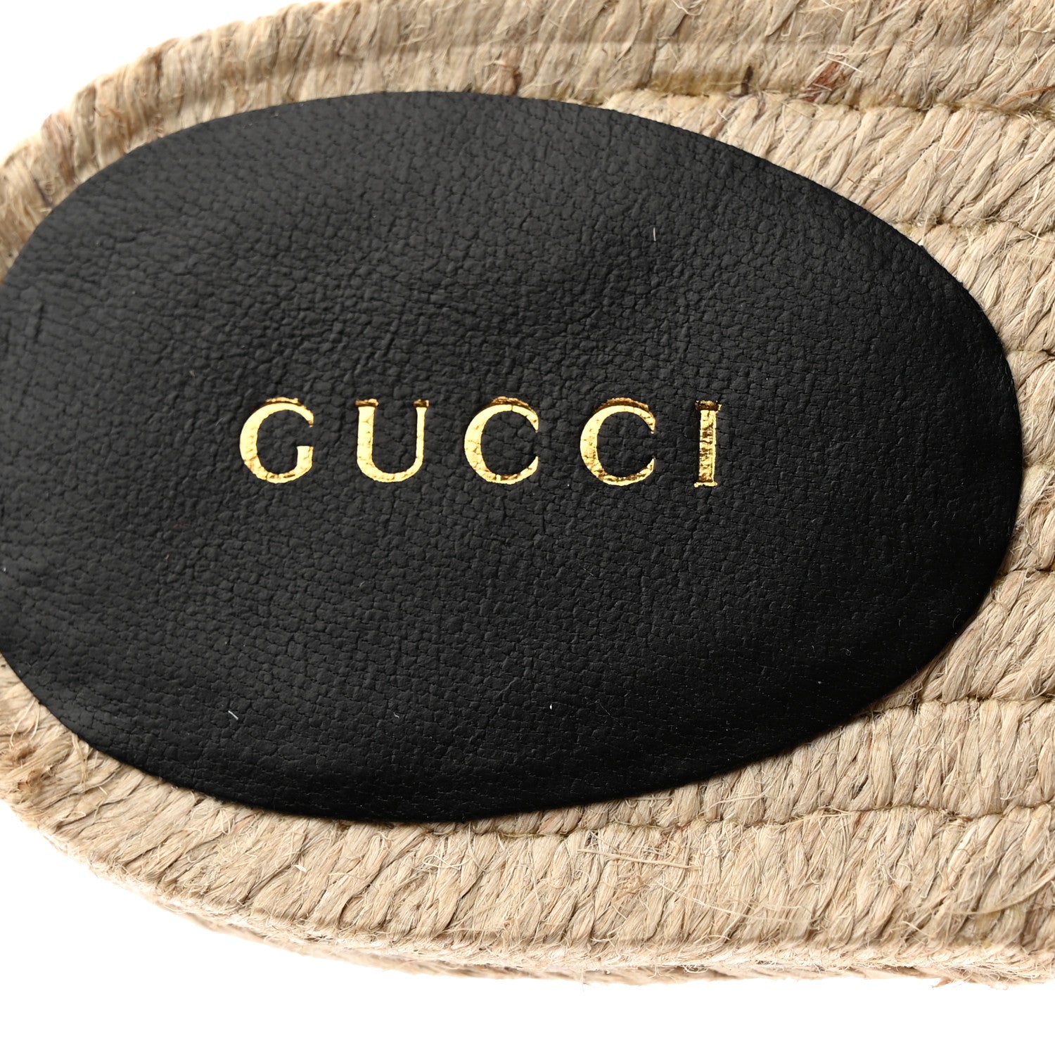 Gucci Nappa Matelasse GG Marmont Espadrille Slippers 38 Black 6 of 9