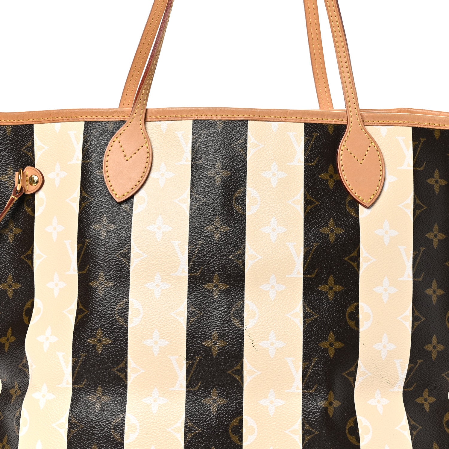 Louis Vuitton Monogram Rayures Neverfull MM 8 of 11