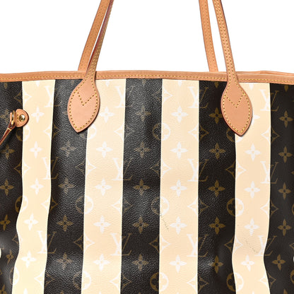 Louis Vuitton Monogram Rayures Neverfull MM 8 of 11