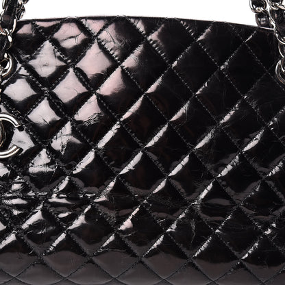 Chanel Glazed Calfskin Quilted Medium Just Mademoiselle Black 12 of 12