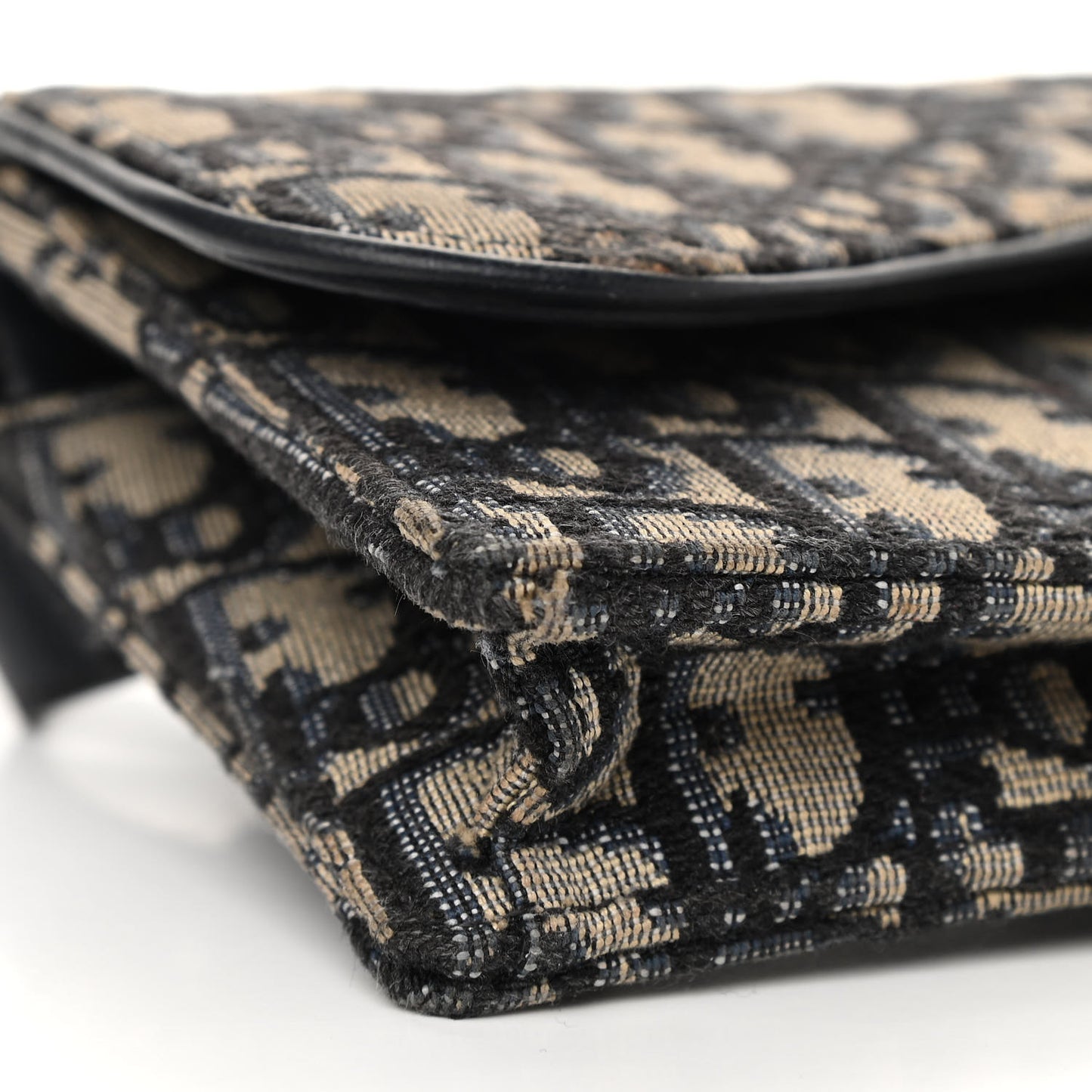 Oblique Saddle Belt Bag Blue