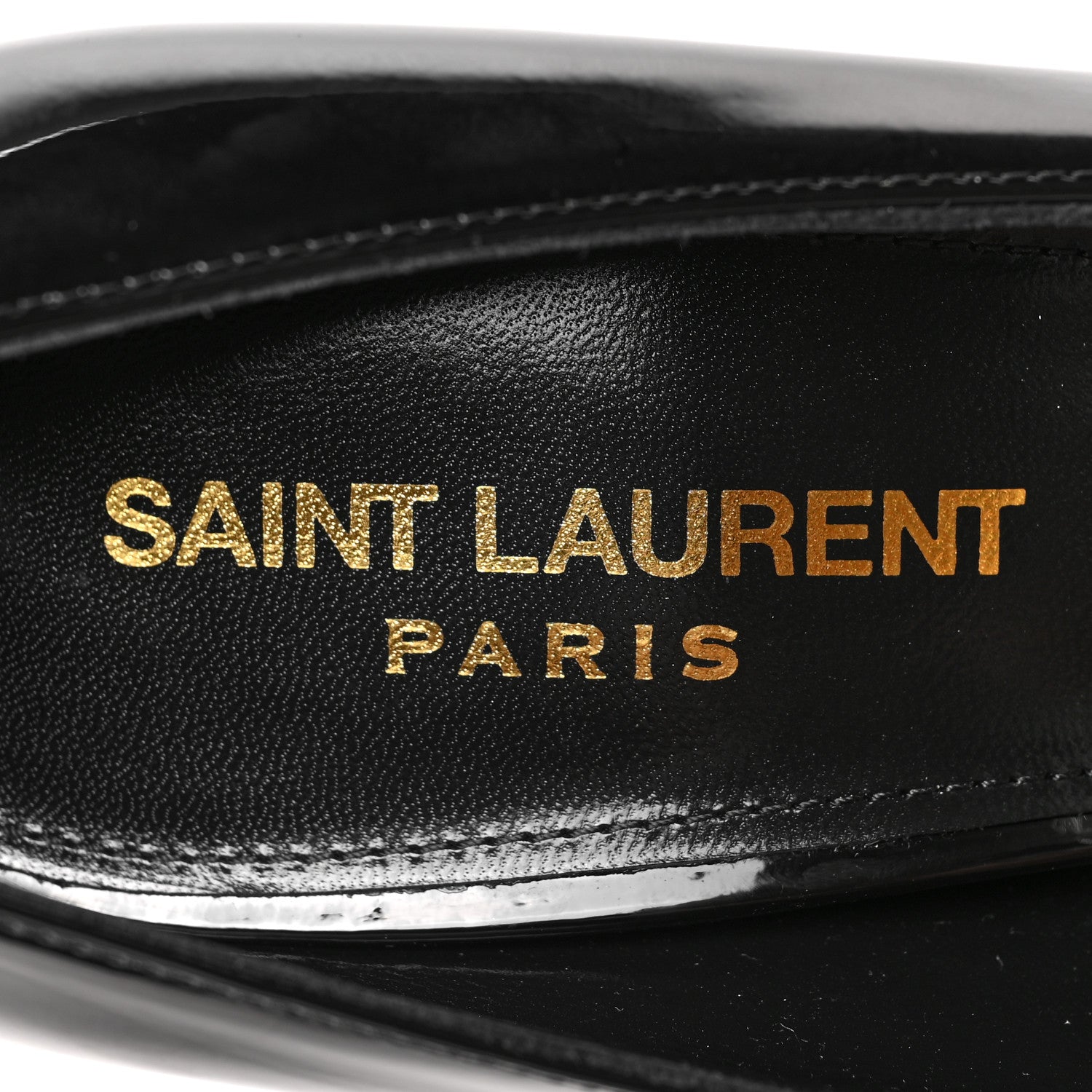Saint Laurent Patent Opyum 110 Pumps 36.5 Black 8 of 9