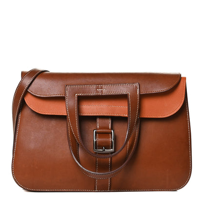 Hermes Barenia Halzan 31 Fauve Potiron 1 of 13