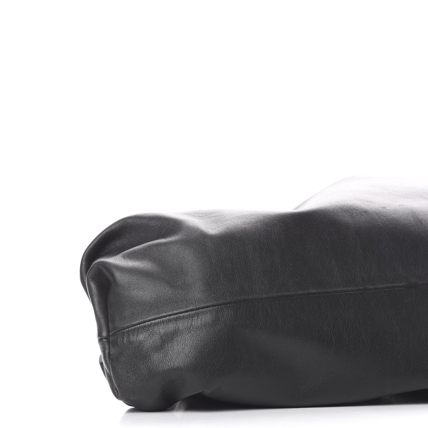 Bottega Veneta Smooth Butter Calf The Pouch Oversized Clutch Black 7 of 9