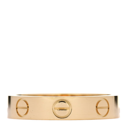Cartier 18K Yellow Gold 3.5mm LOVE Wedding Band Ring 48 4.5 3 of 4