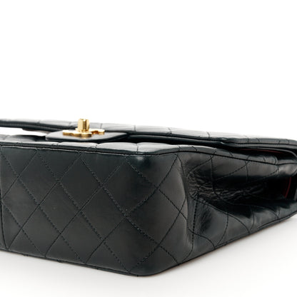 Chanel Lambskin Quilted Medium Double Flap Black 12 of 12