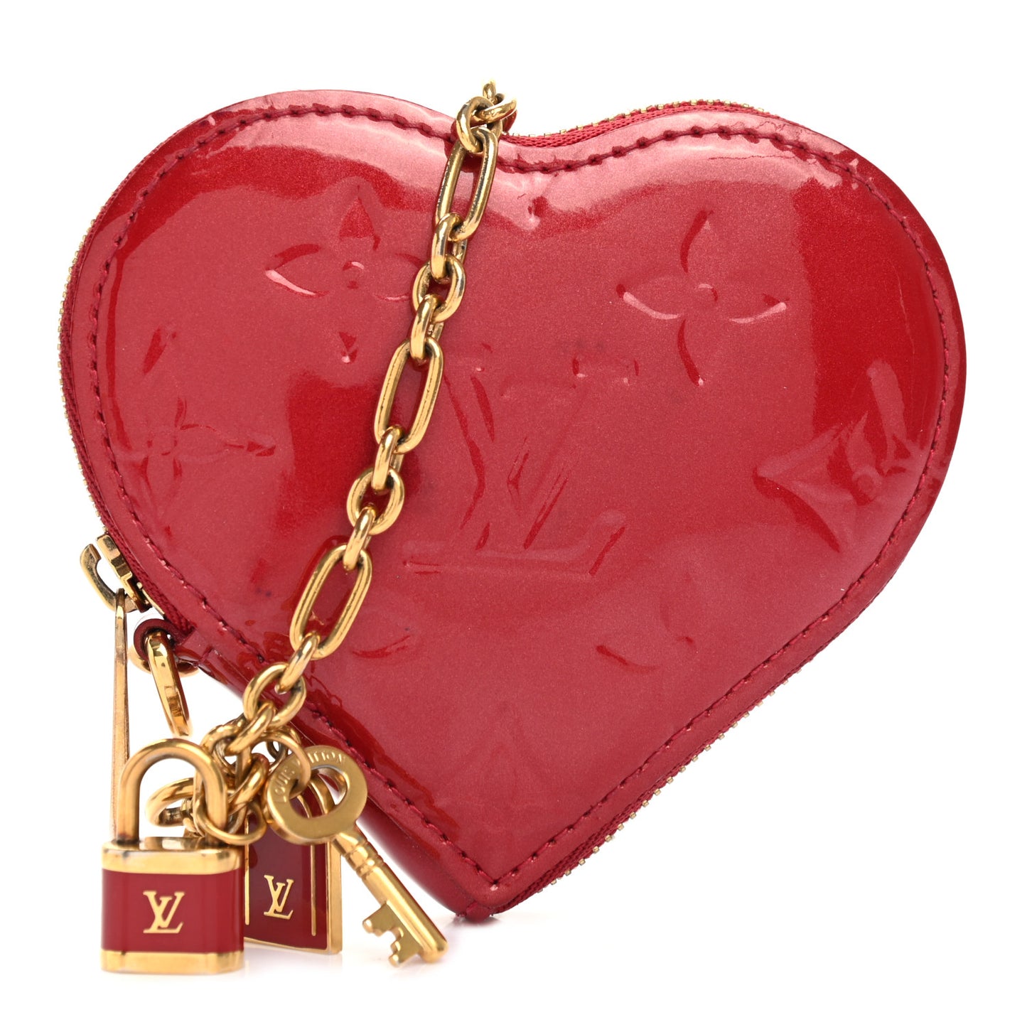 Vernis Coeur Heart Coin Purse Pomme D'Amour