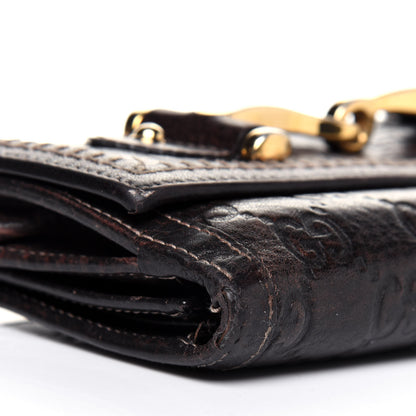 Gucci Guccissima Horsebit Continental Wallet Dark Brown 11 of 18