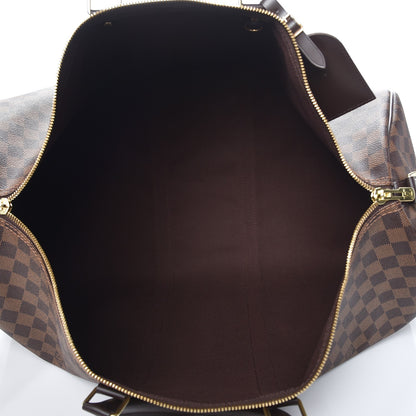 Louis Vuitton Damier Ebene Keepall Bandouliere 55 5 of 7