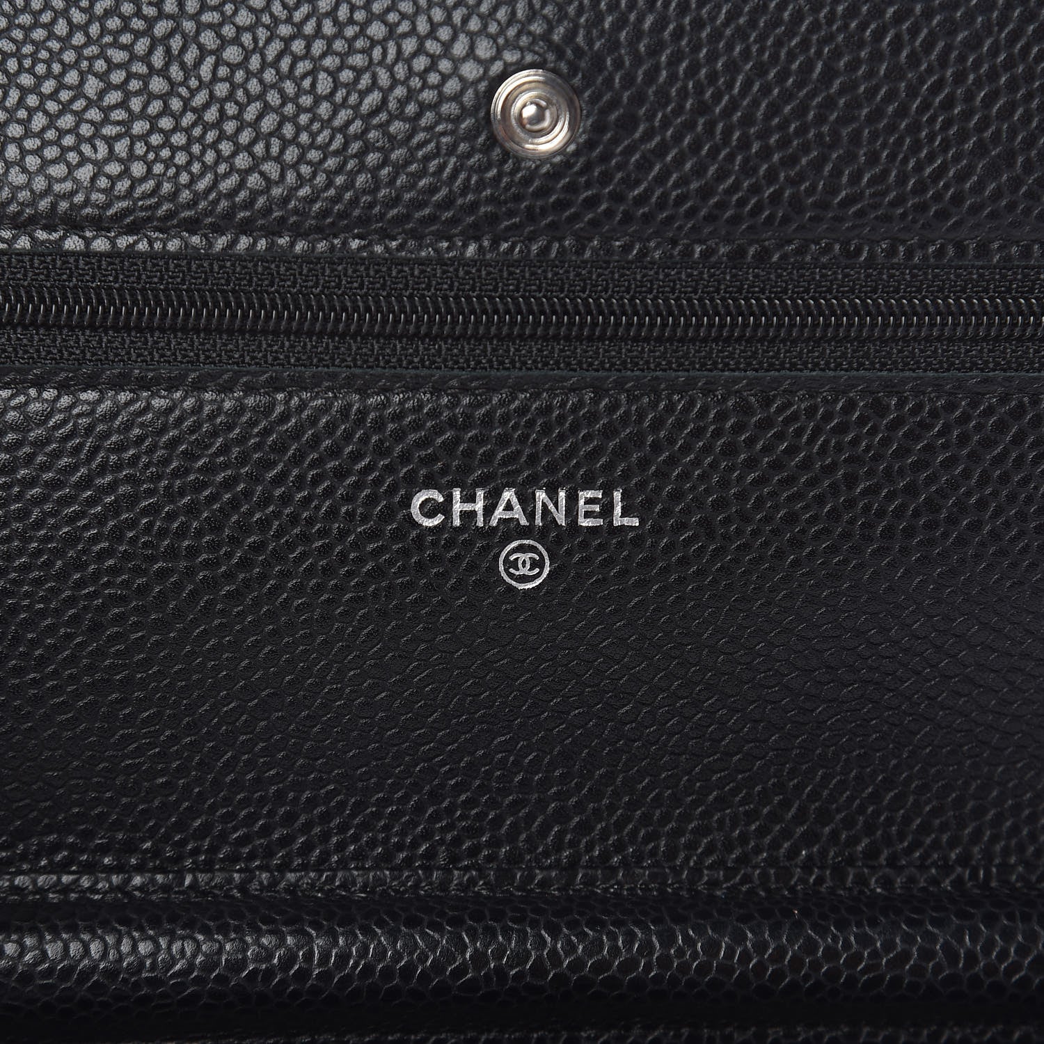 Chanel Caviar Quilted Wallet On Chain WOC Black 6 of 12