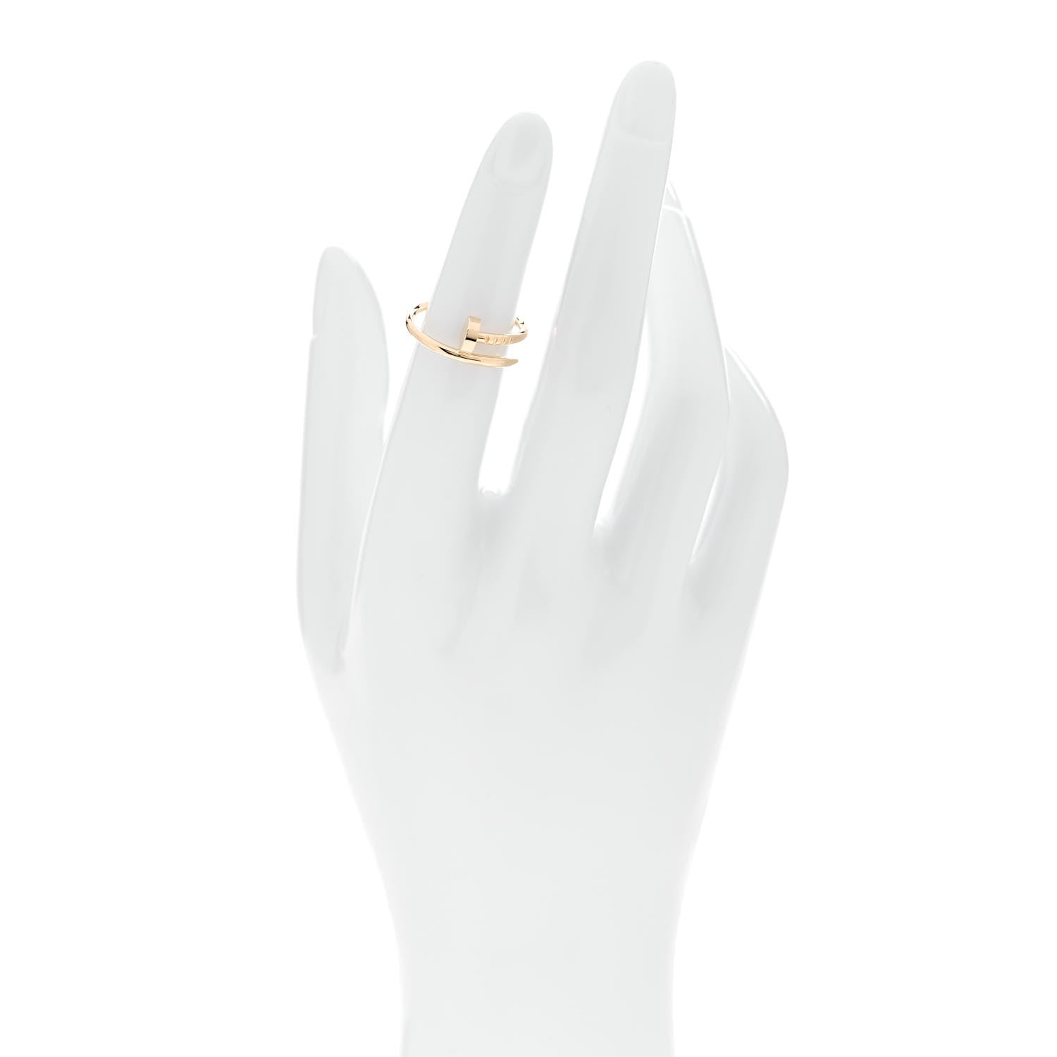 Cartier 18K Yellow Gold Small Juste Un Clou Ring 49 5 2 of 6