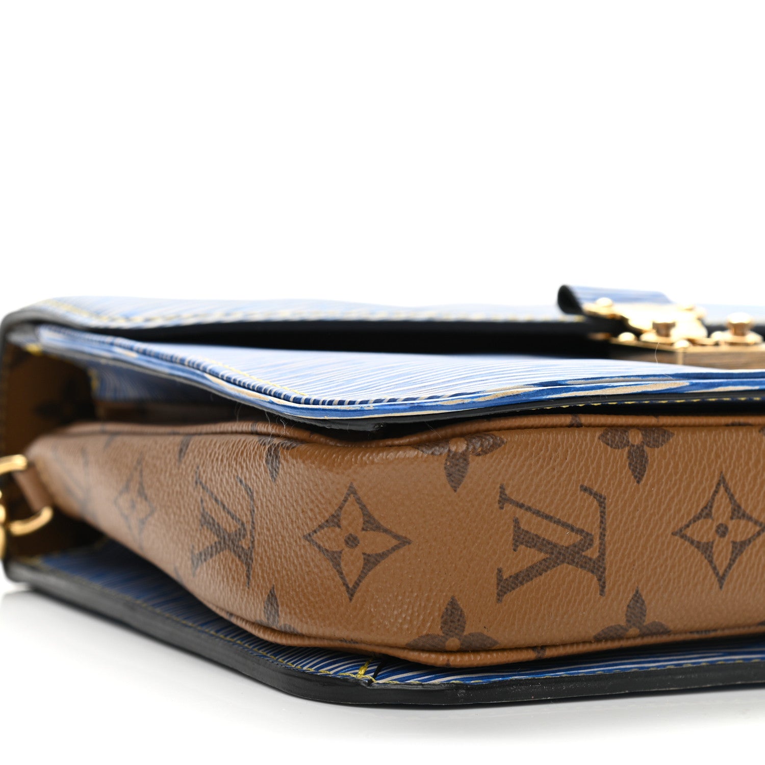 Louis Vuitton Epi Reverse Monogram Pochette Metis Denim Light 7 of 8