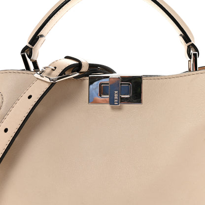 Fendi Vitello Tahiti Burro Bi-Color Medium Peekaboo Iconic Essentially Satchel Nuvola Rosa Bourbon 7 of 9