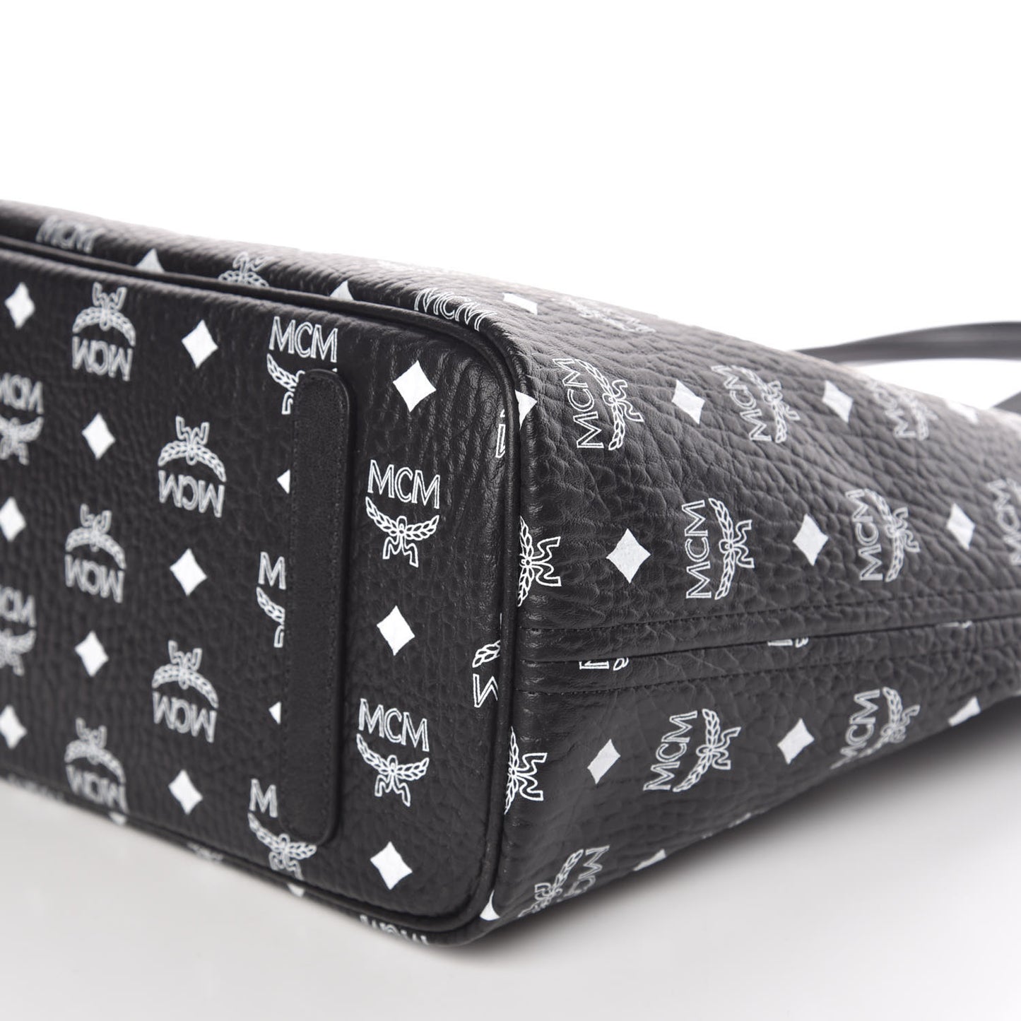Visetos Medium Reversible Shopper Tote Black