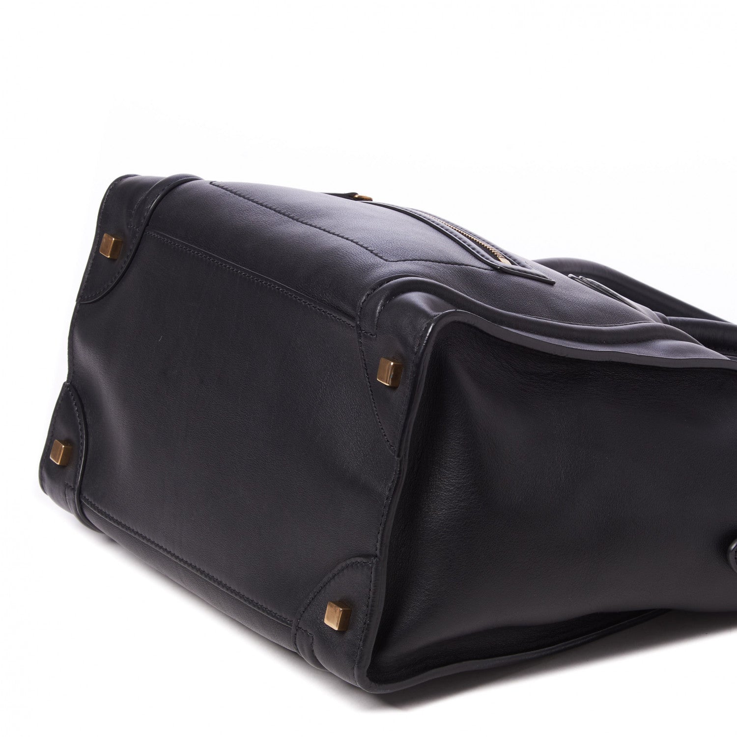 Celine Smooth Calfskin Mini Luggage Black 5 of 7