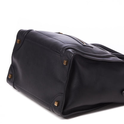 Celine Smooth Calfskin Mini Luggage Black 5 of 7