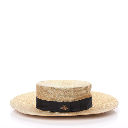 Gucci Lame Papier Hat L Black Gold 4 of 8