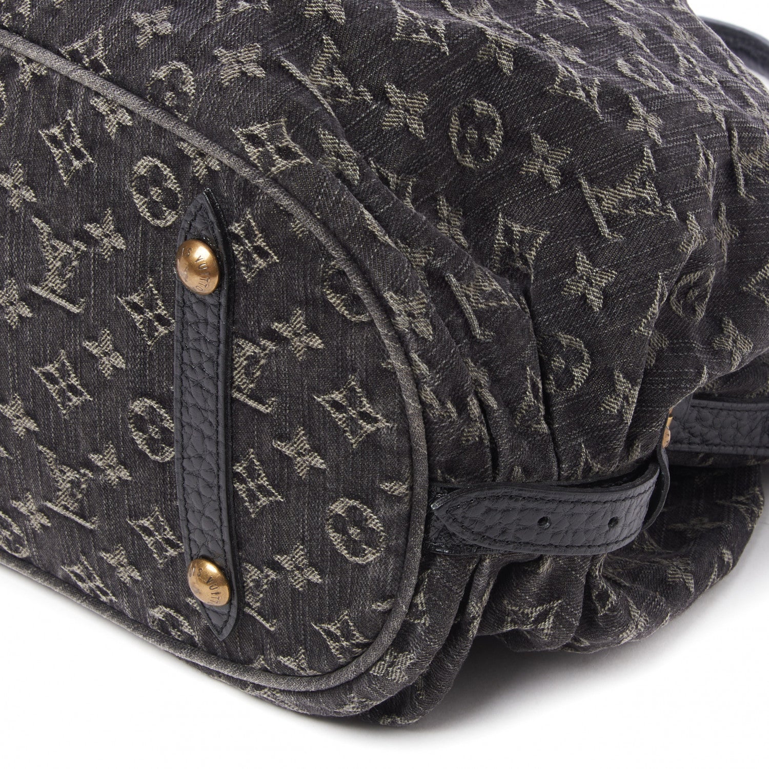 Louis Vuitton Denim Mahina XL Black 5 of 9