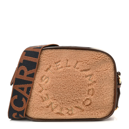 Stella McCartney Teddy Mat Logo Mini Camera Bag Biscuit 1 of 9