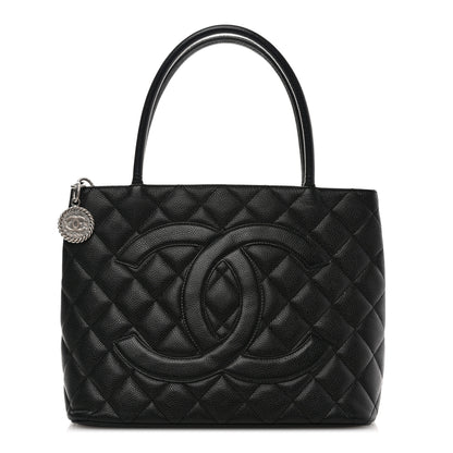 Chanel Caviar Quilted Medallion Tote Black 1 of 11