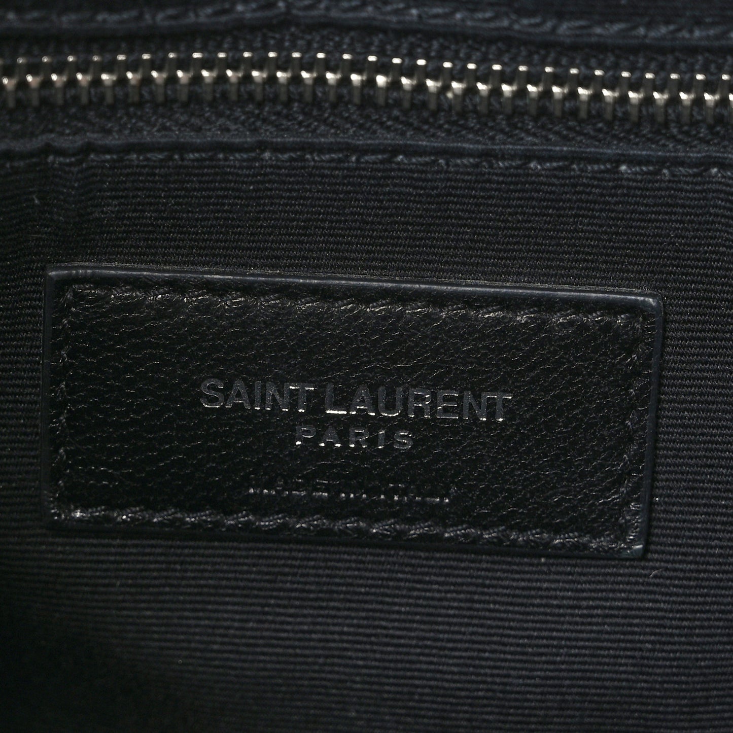 Calfskin Y Quilted Monogram Large Loulou Chain Satchel Asphalt