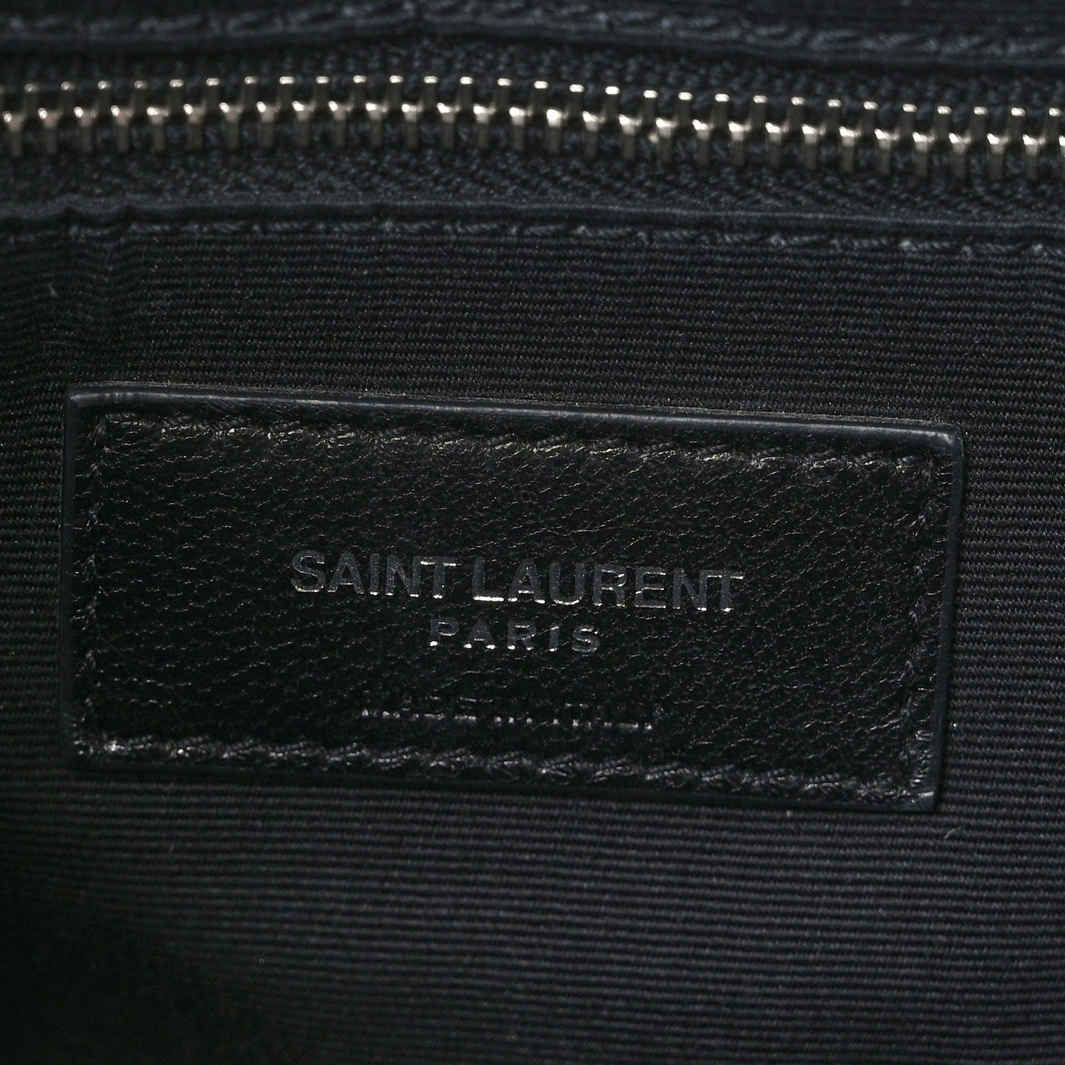 Saint Laurent Calfskin Y Quilted Monogram Large Loulou Chain Satchel Asphalt 7 of 10