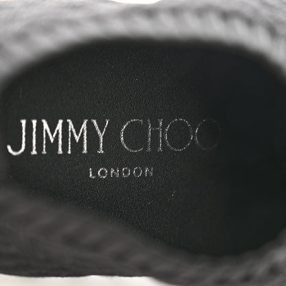 Jimmy Choo Lurex Snake Knit Norway Sneakers 37 Black 6 of 8