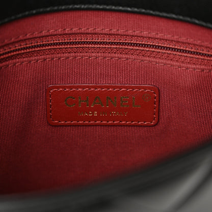 Chanel Lambskin Quilted Small Side Note Flap Black 6 of 11