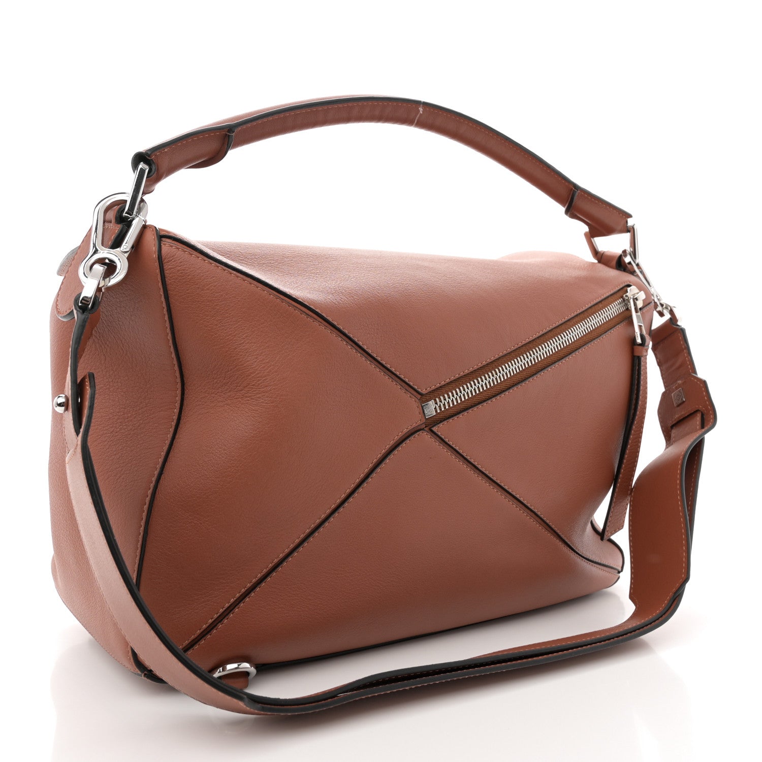 Loewe Calfskin Large Puzzle Bag Tan 3 of 10