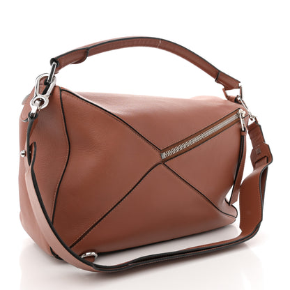 Loewe Calfskin Large Puzzle Bag Tan 3 of 10