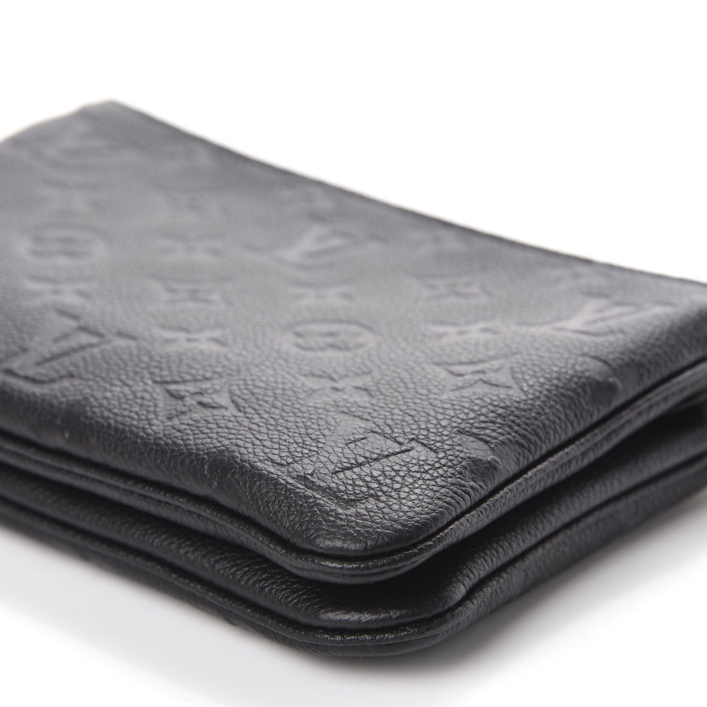 Empreinte Double Zip Pochette Black
