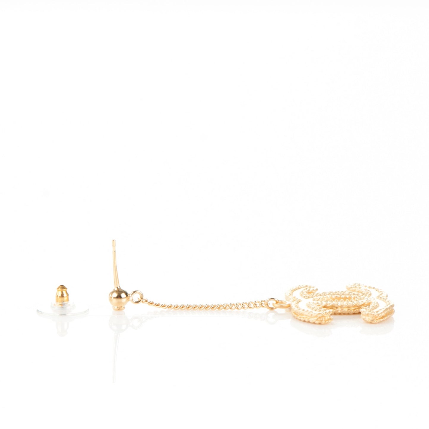 CC Drop Earrings Gold