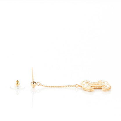 Chanel CC Drop Earrings Gold 4 of 5