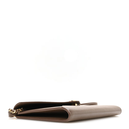 Chanel Grained Goatskin CC Express Clutch With Chain  Light Brown 4 of 11