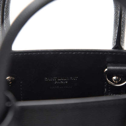 Saint Laurent Grained Calfskin Nano Sac De Jour Black 8 of 10