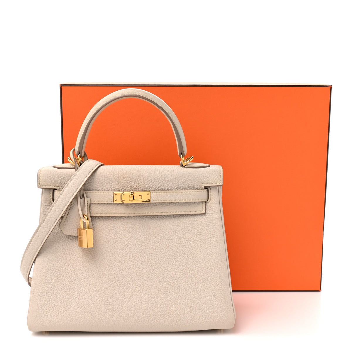 Hermes Togo Kelly Retourne 25 Beton 11 of 11