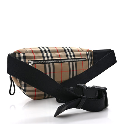 Burberry Bonded Cotton Vintage Check Medium Bum Bag Archive Beige 3 of 9