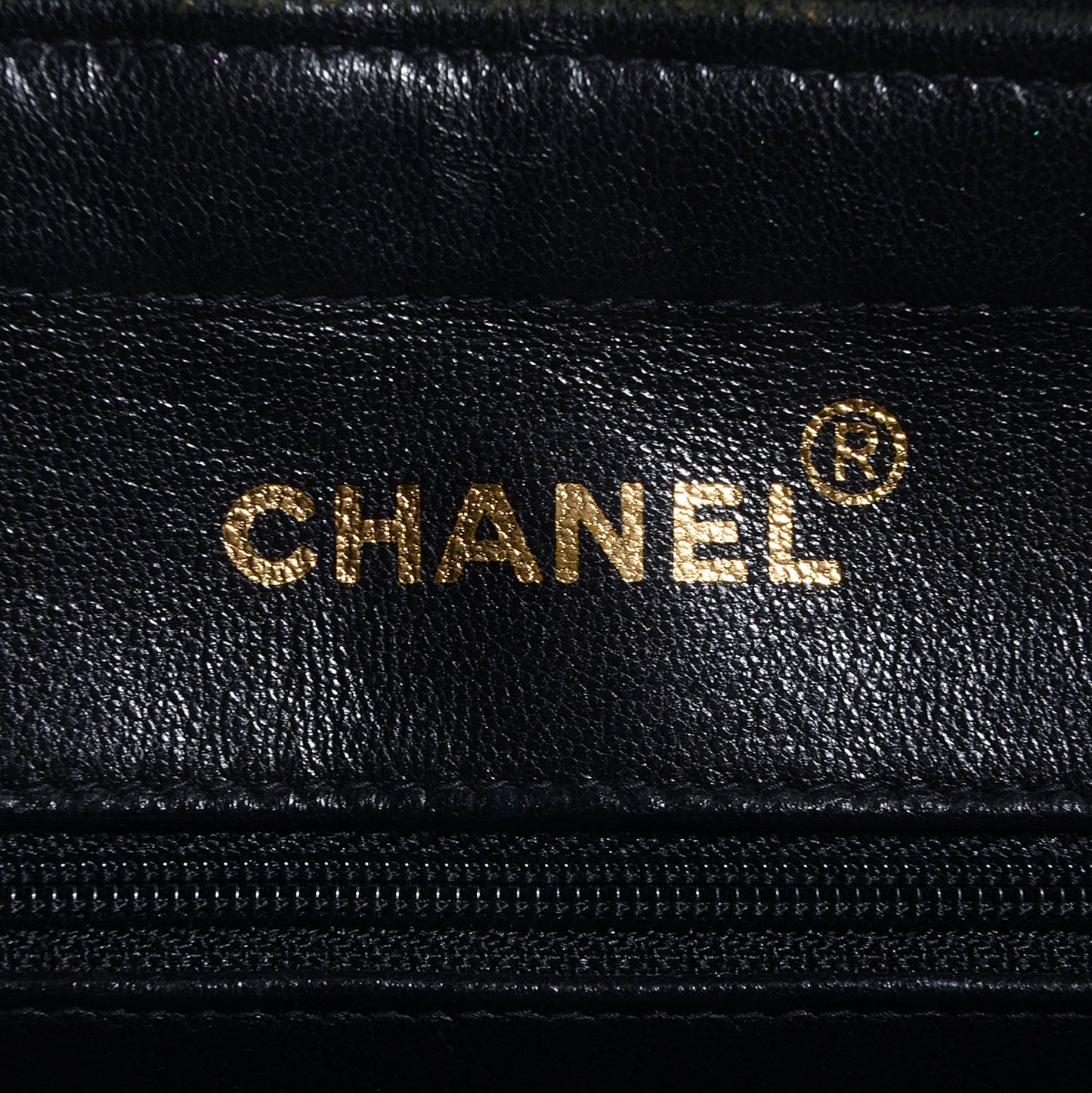 Lambskin Quilted Shoulder Bag Black