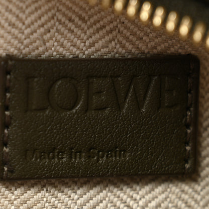 Loewe Calfskin Small Puzzle Edge Bag Dark Khaki Green 6 of 13