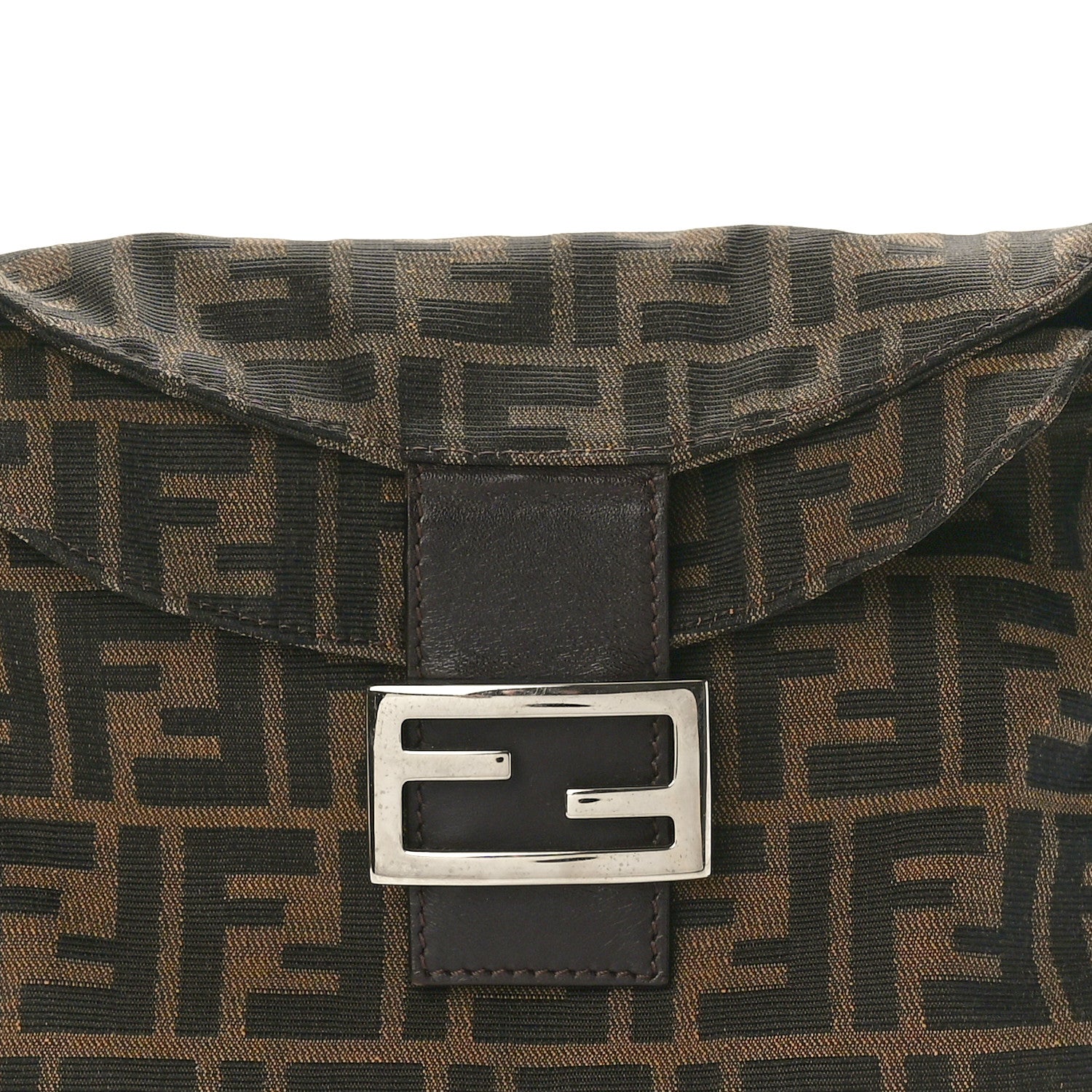 Fendi Zucca Shoulder Bag Tobacco 8 of 10