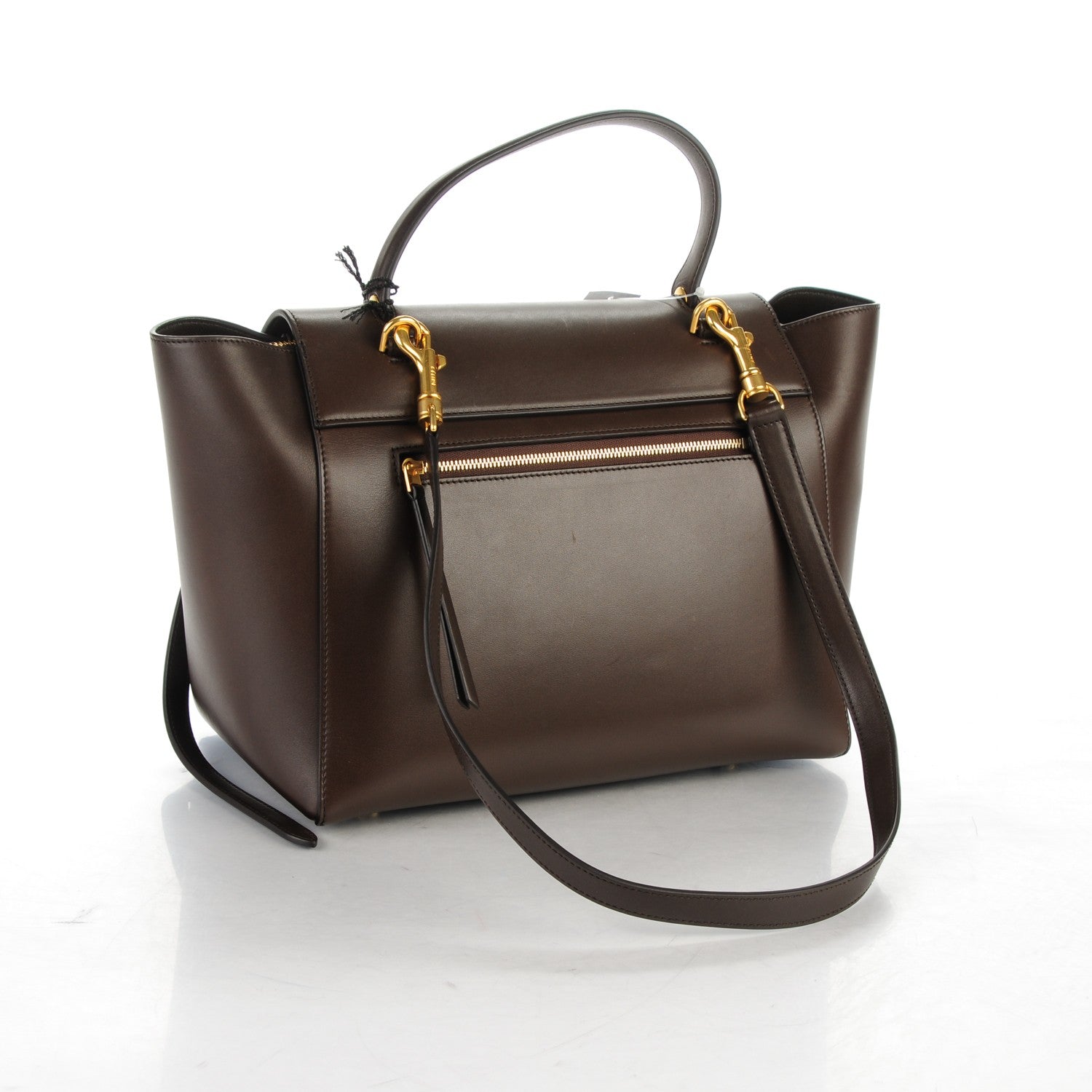 Celine Supersoft Calfskin Mini Belt Bag Wood 3 of 8