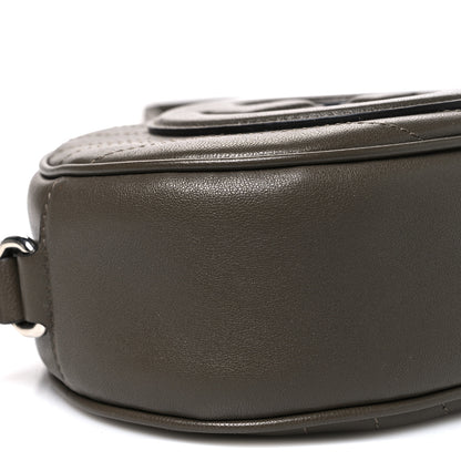 Gucci Sakai Be Green Calfskin Diagonal Stitched Mini Blondie Shoulder Bag Craclet Brown 9 of 10