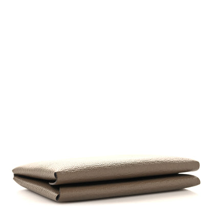 Hermes Epsom Calvi Duo Card Case Etoupe 4 of 6